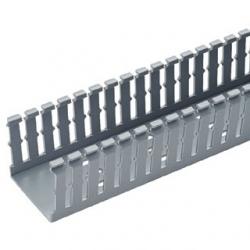 NARROW SLOTTED DUCT, PVC, 4IN X 4IN X 6FT